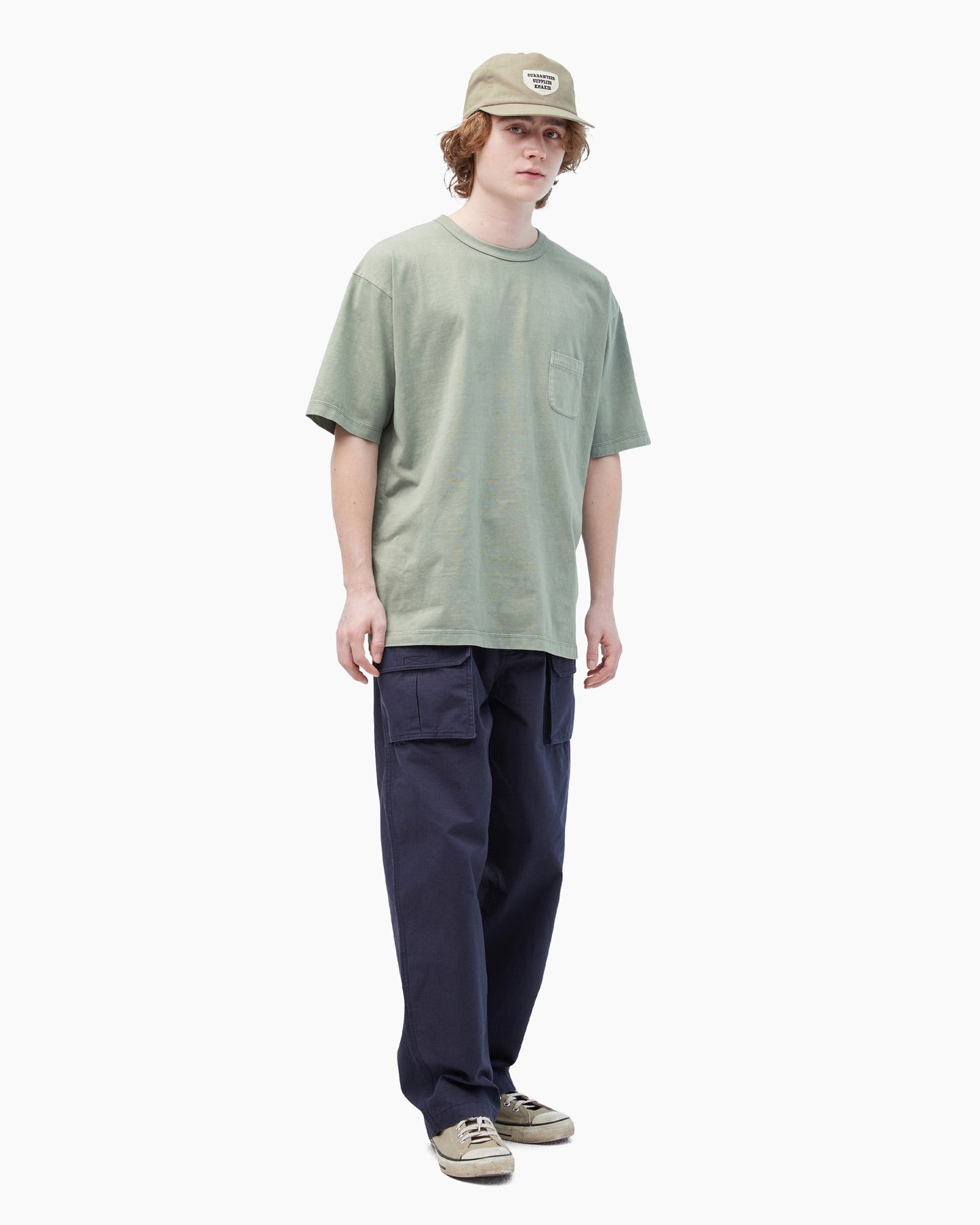 Overdyed Pocket Tee Grey