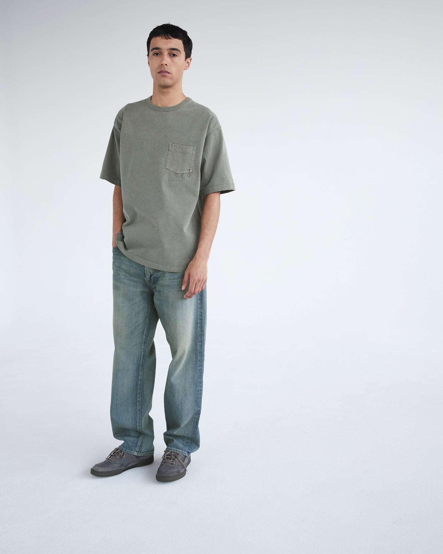 Croft Jean Mid Blue