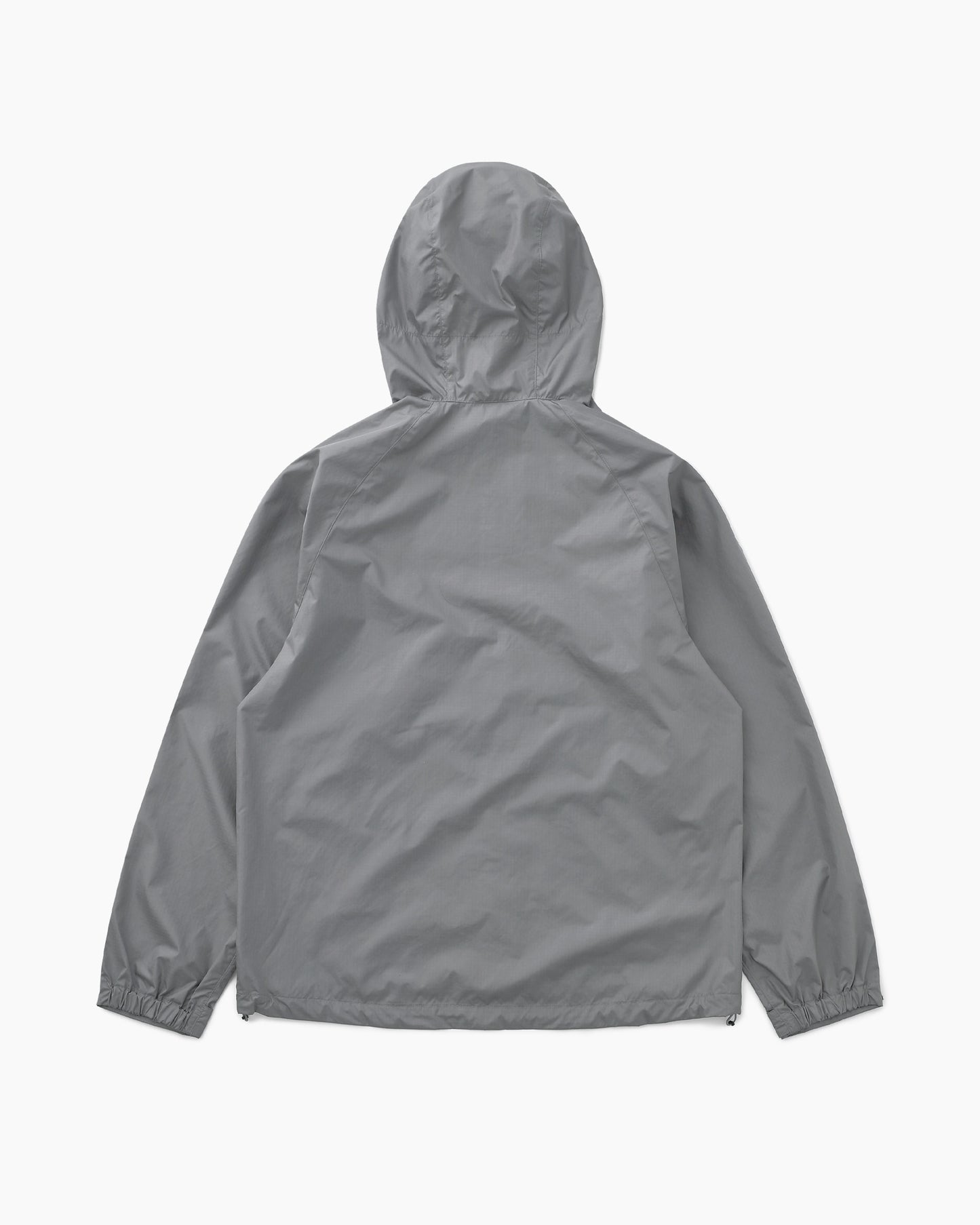 Rip-stop Hooded Jacket Metallic Gray