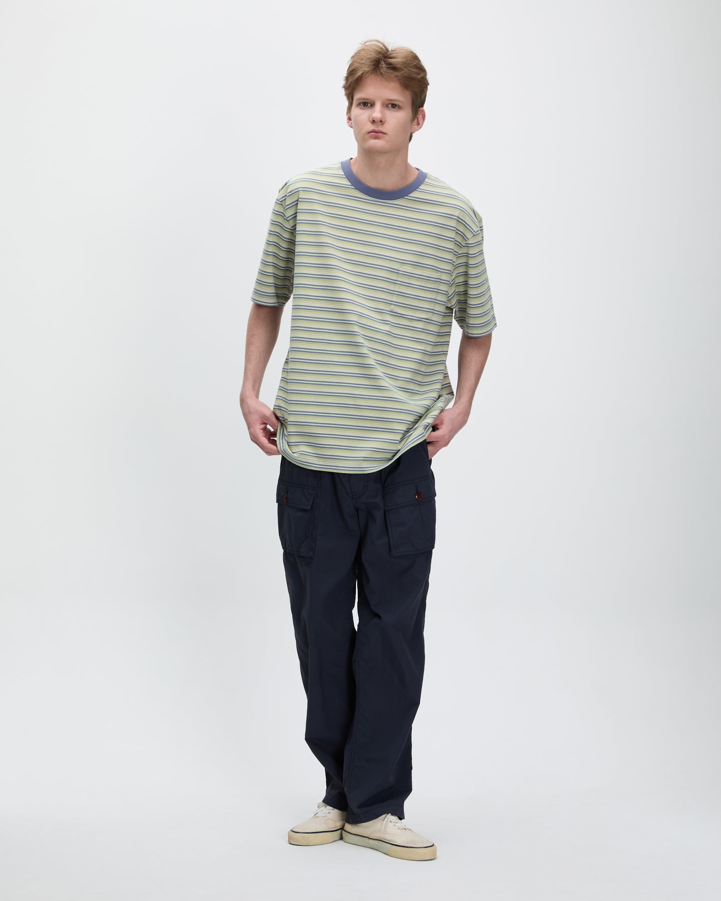 Border S/S Tee Moss