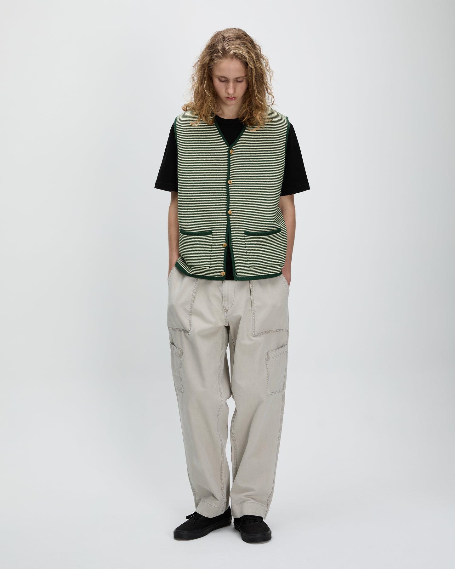Cabin Knit Vest Green