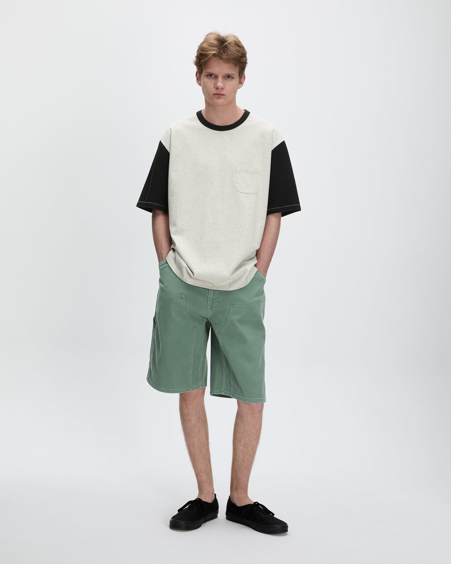Painter Short Dusty Green