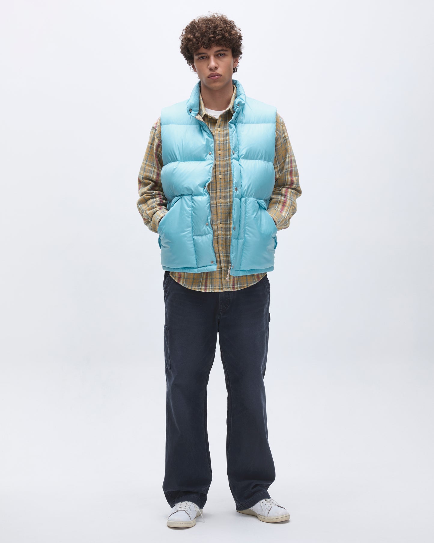 Snowfield Down Vest Sky