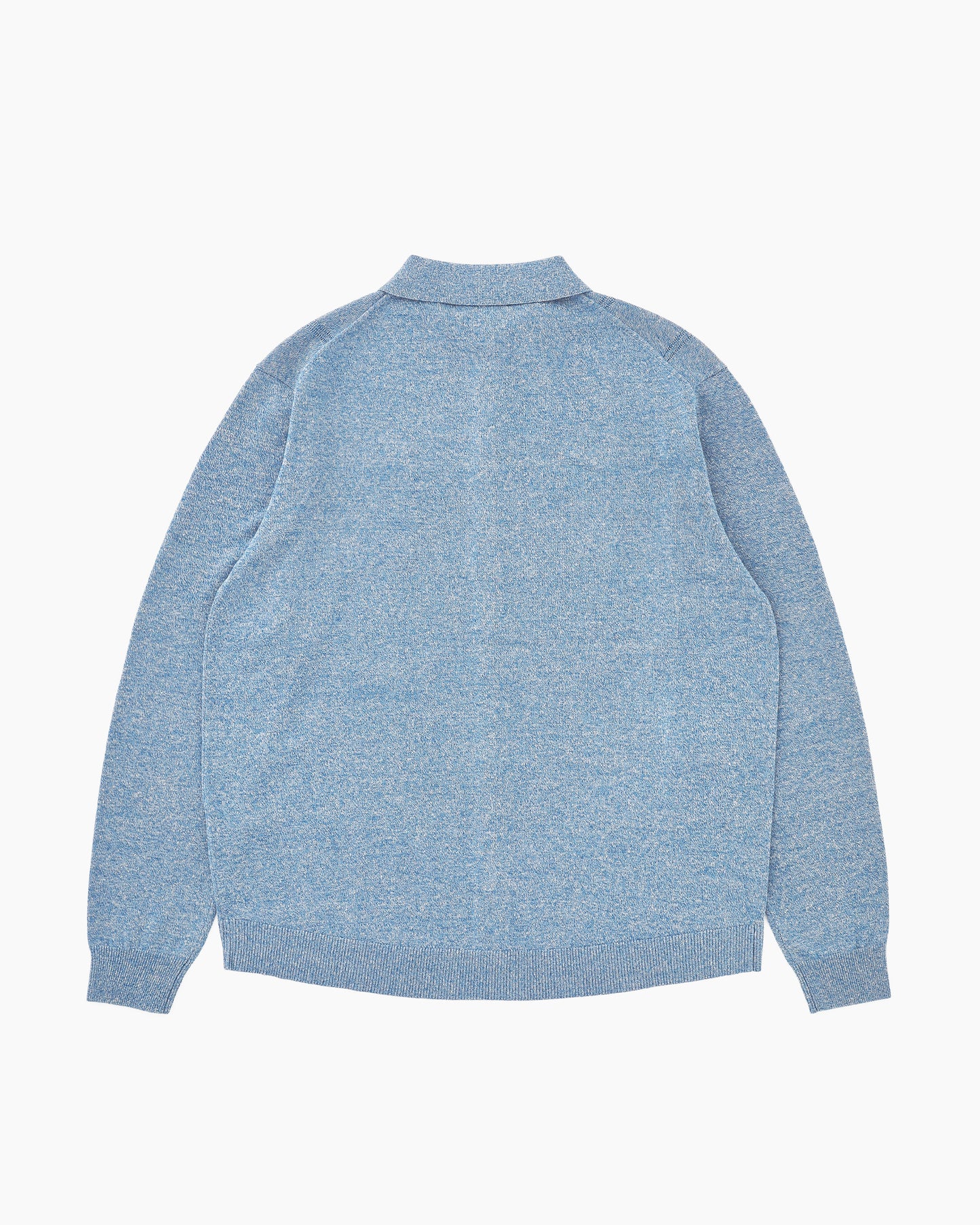 Officer Polo Cardigan Sax Blue