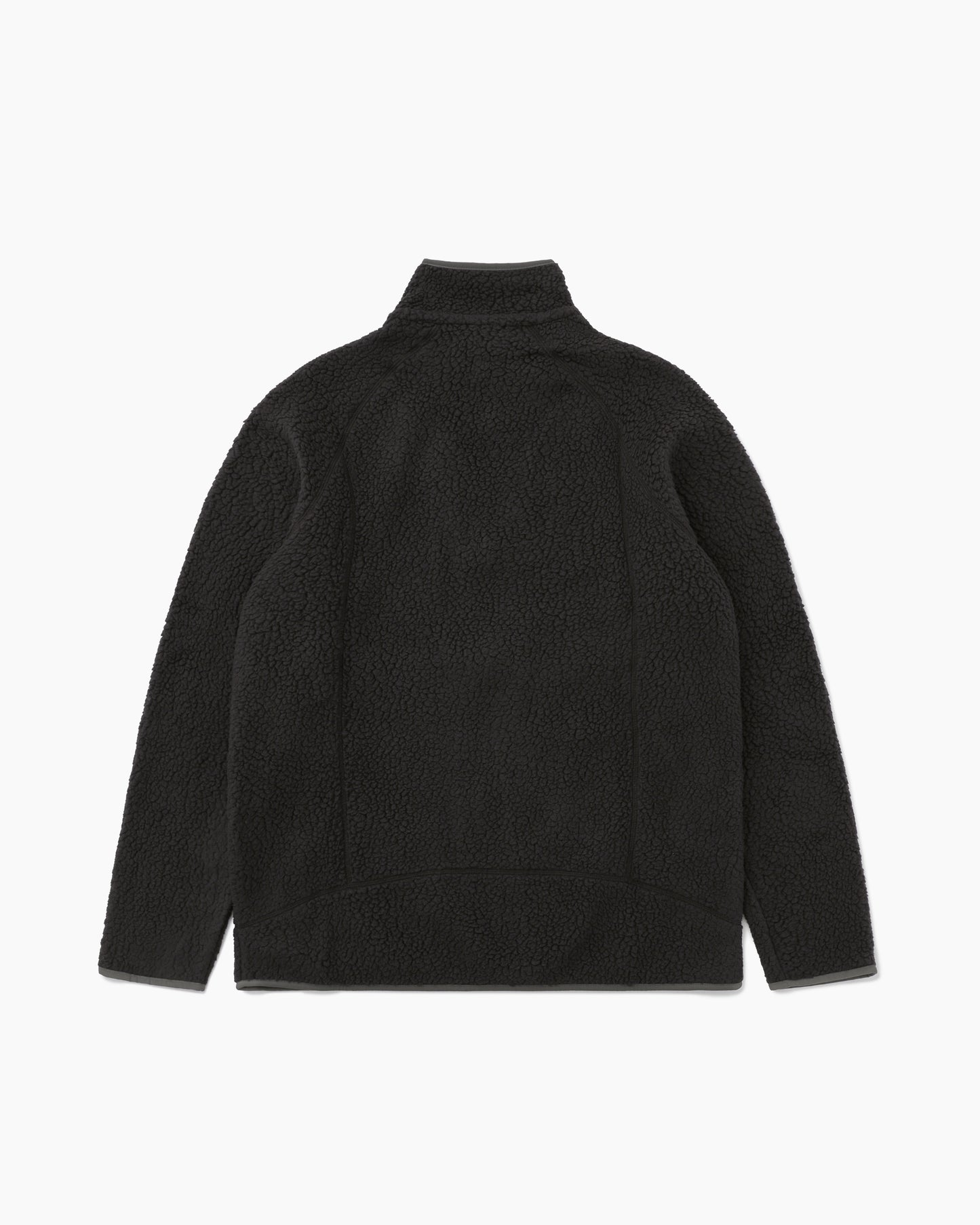 M's Retro Pile Jacket Black w/Forge Grey