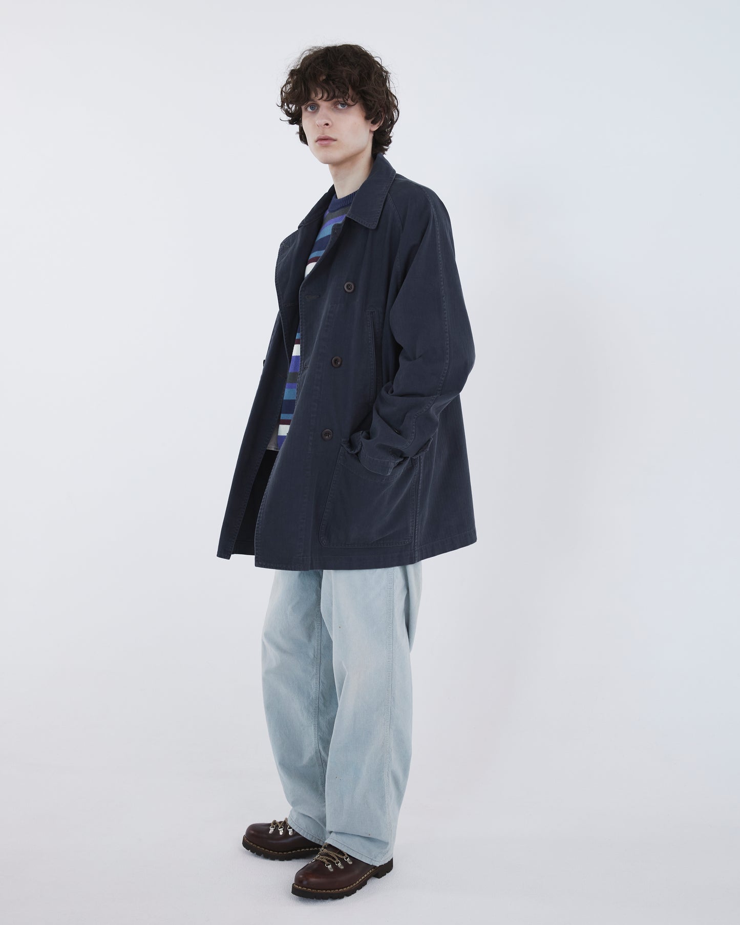 Double Chore Coat Navy