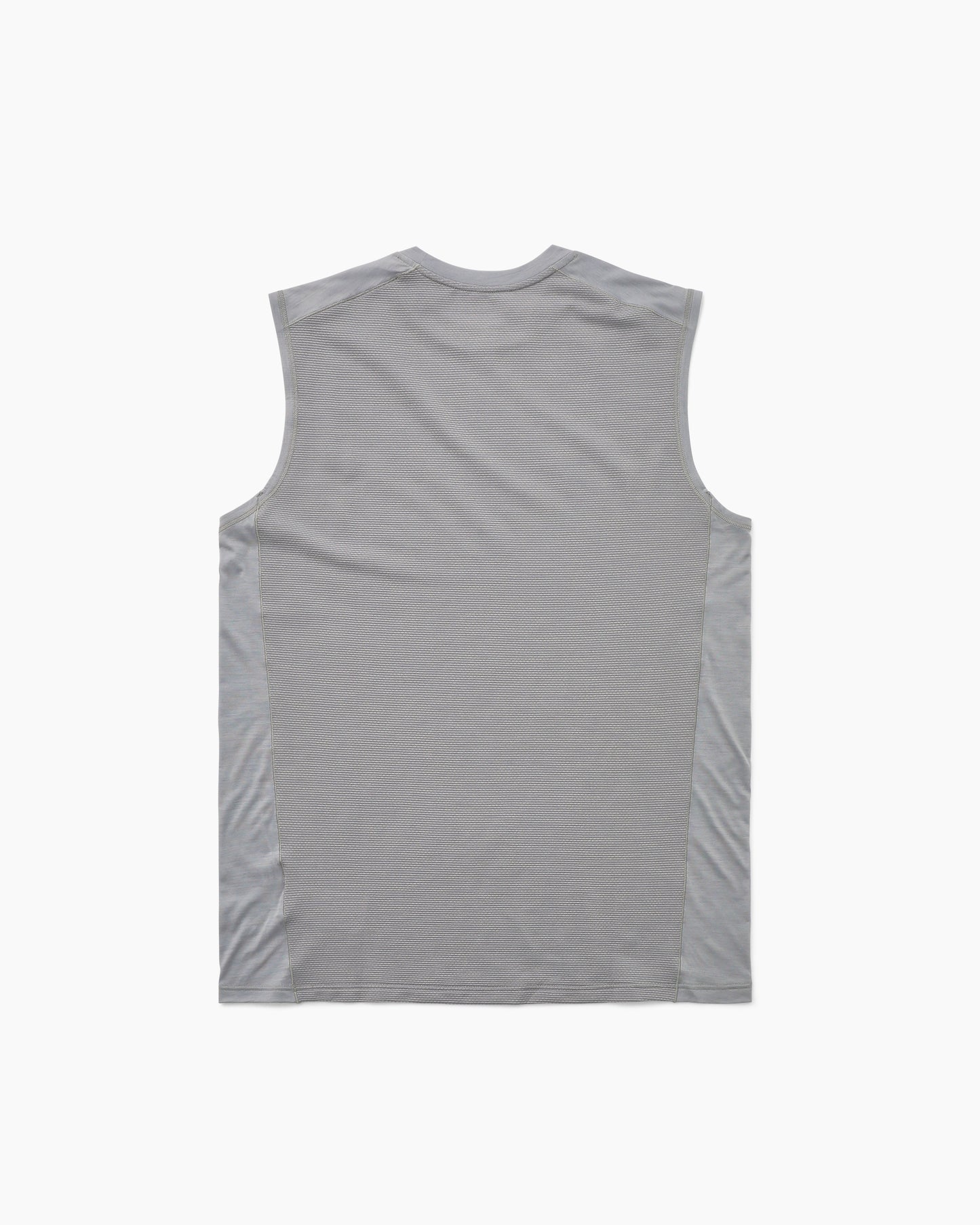 Fast Run Hybrid Wool Sleeveless Sleet Gray