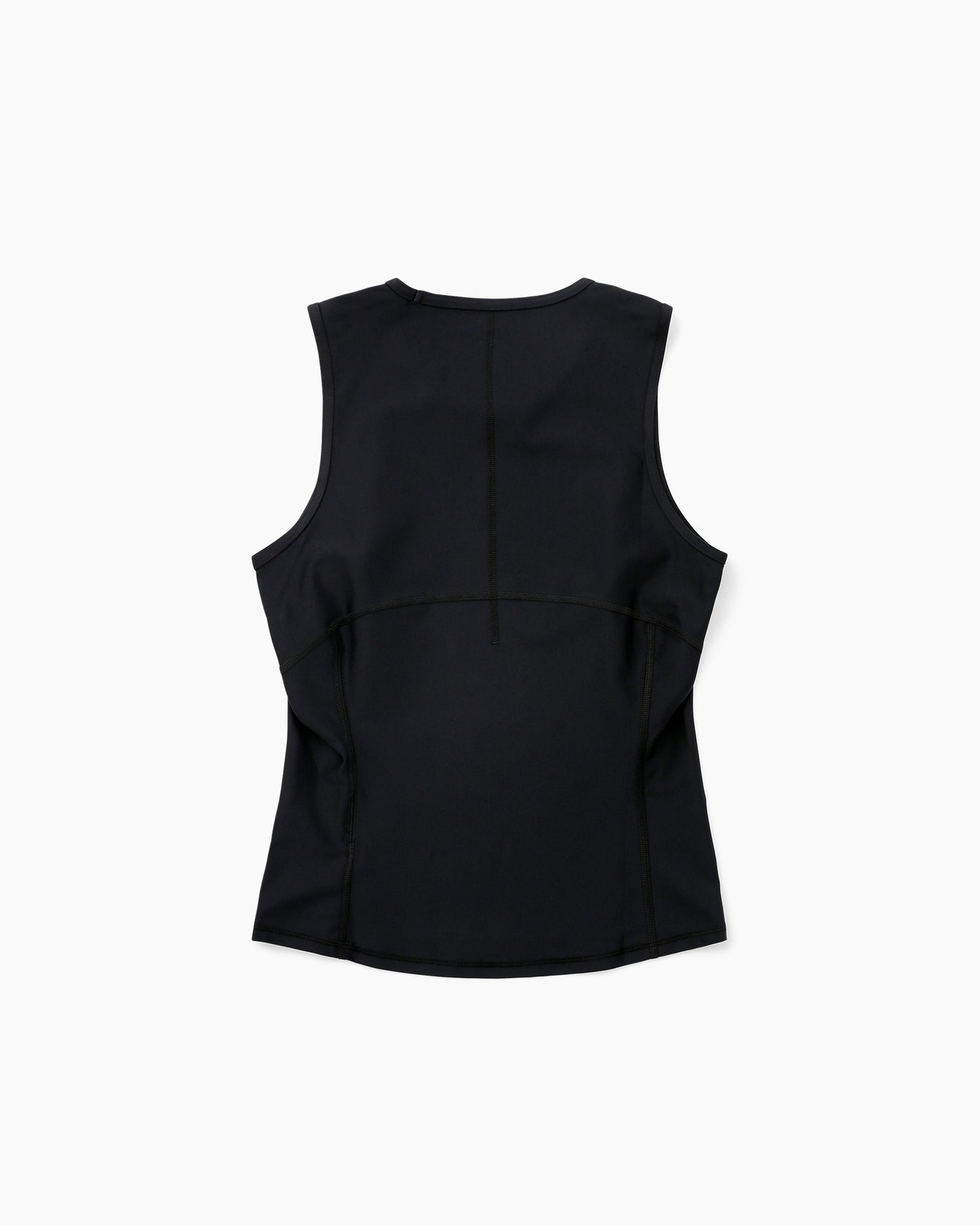 Fitted Training Tank Top Black