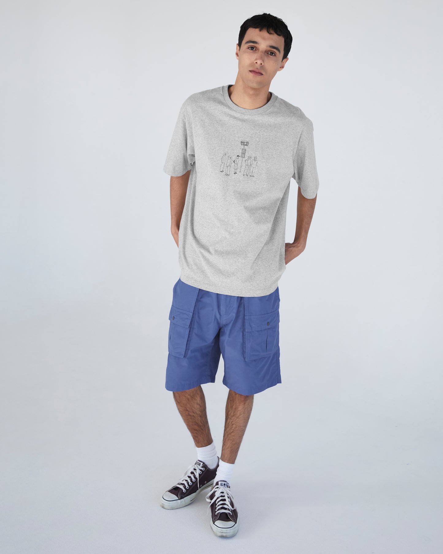 Nylon Hiking Short Blue