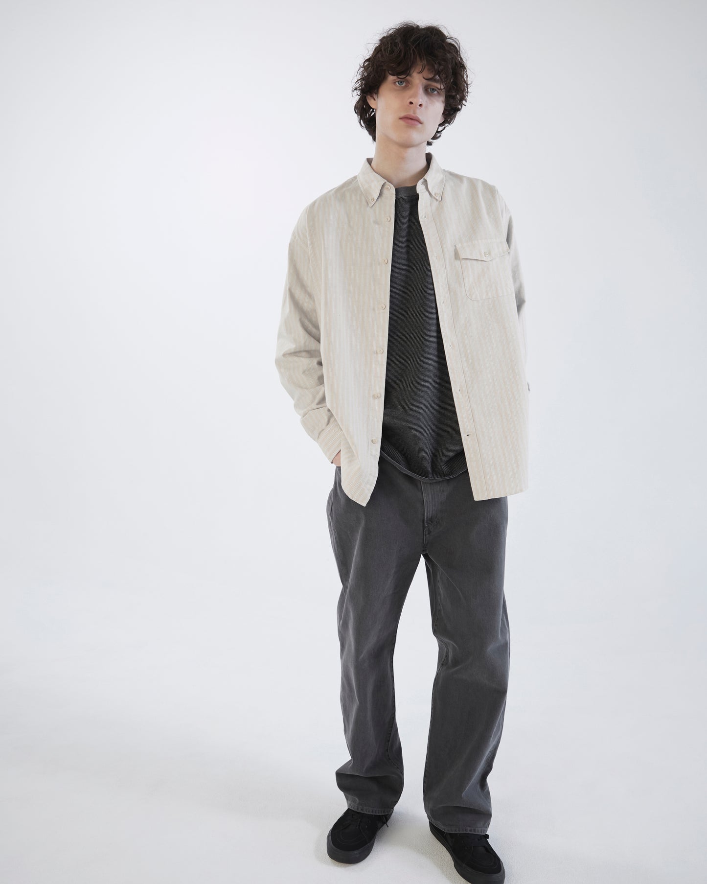 Oxford Club Shirt Beige