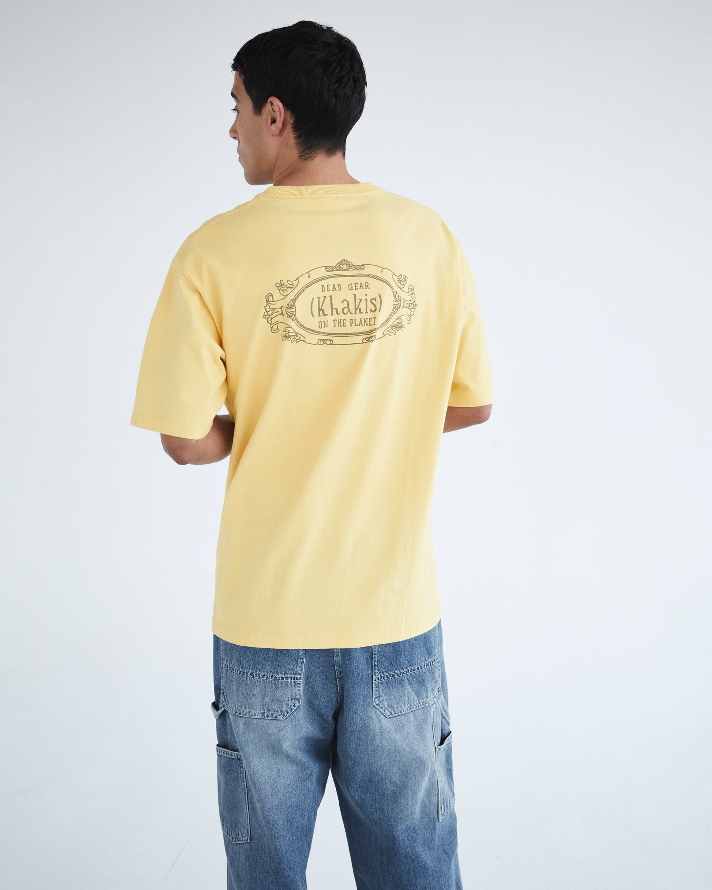 T.W Drawing S/S Tee Yellow