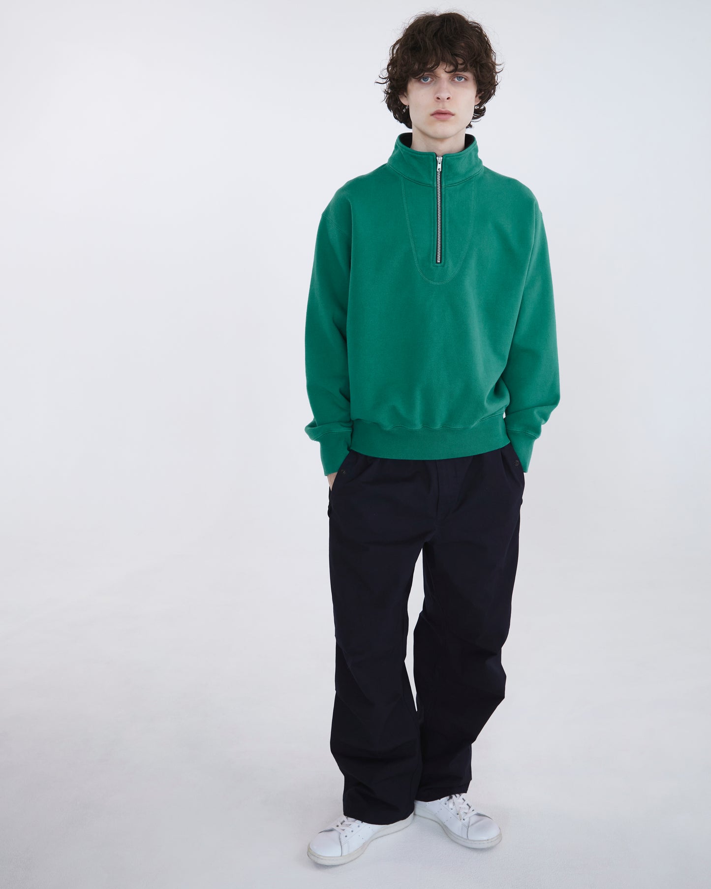 Warm Up Pullover Green