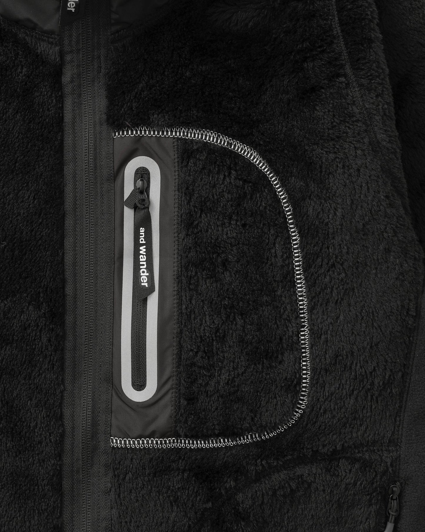 High Loft Fleece Jacket Black