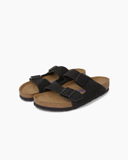 Arizona Soft Footbed Suede Black