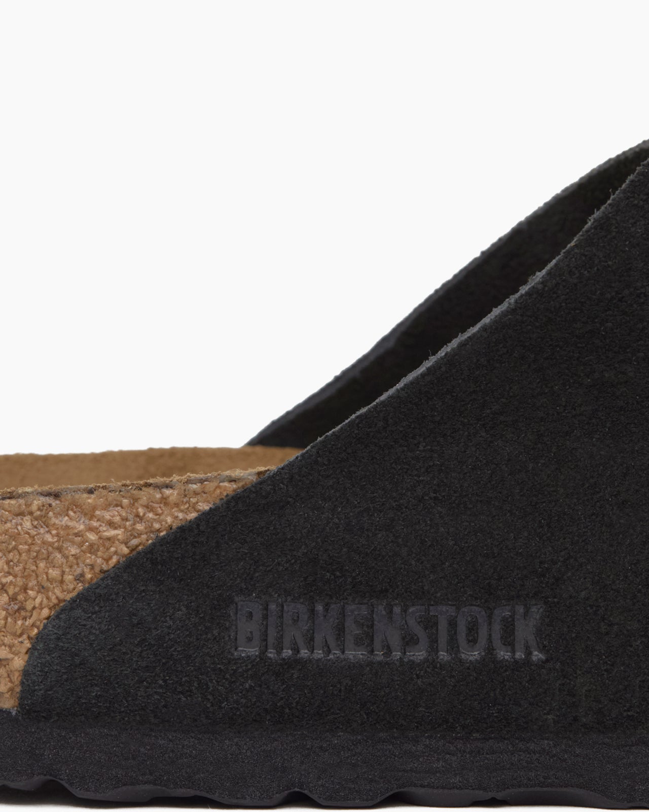Arizona Soft Footbed Suede Black