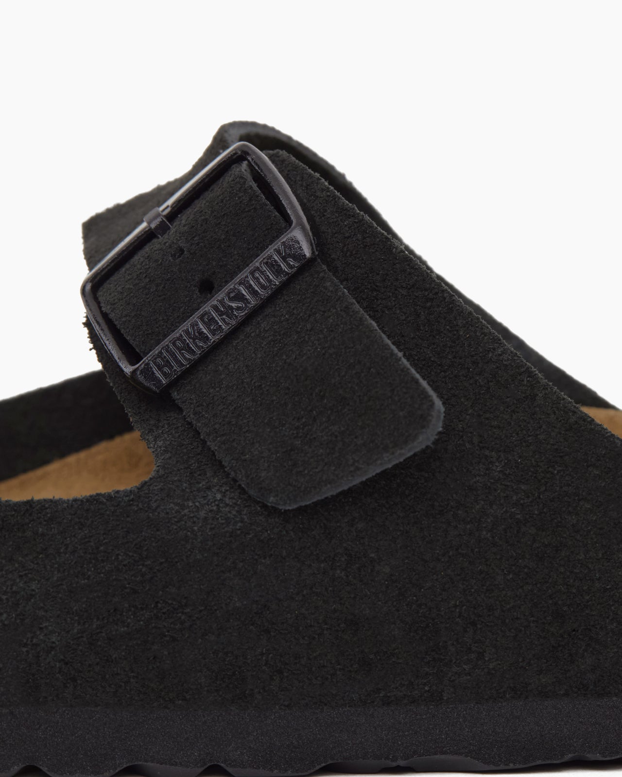 Arizona Soft Footbed Suede Black