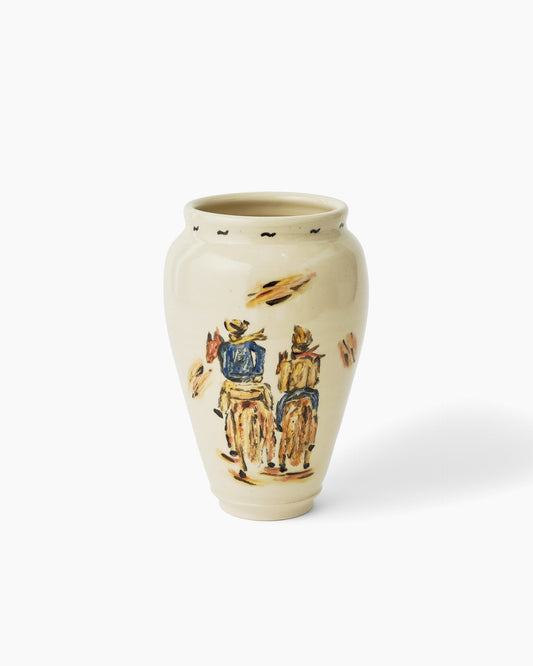 Two Riders Vase