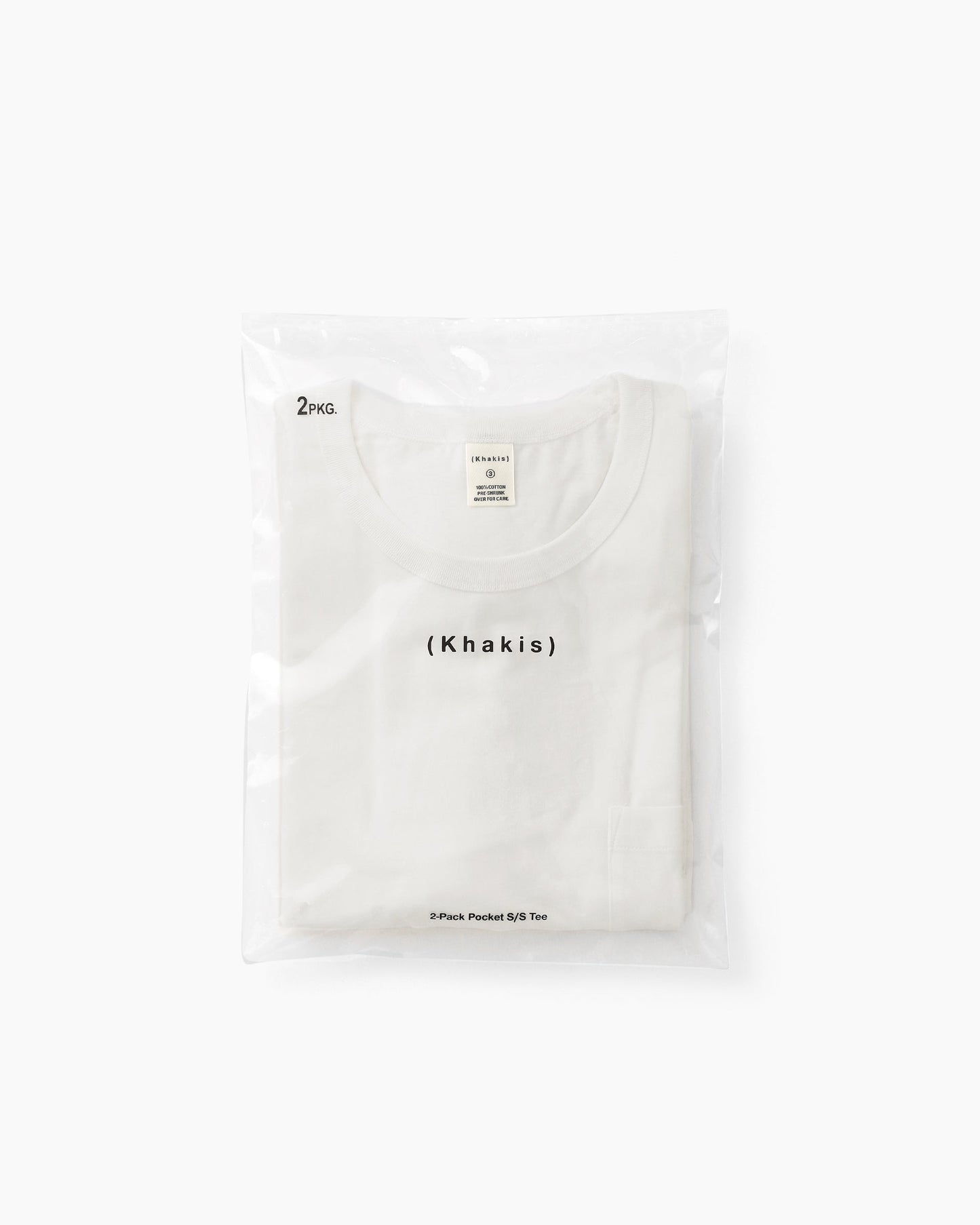 2-Pack Pocket S/S Tee White