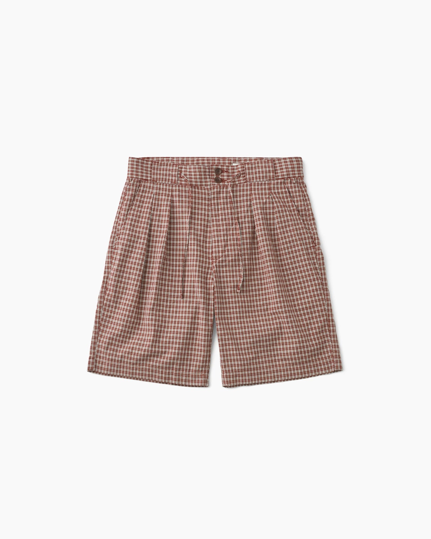 Check Tyler Short Burgundy