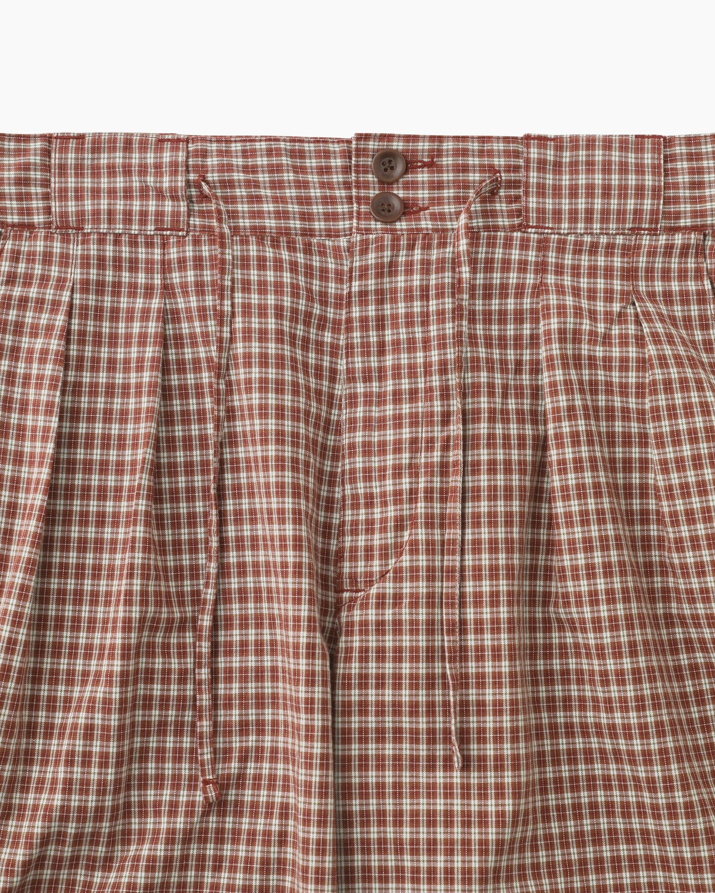 Check Tyler Short Burgundy