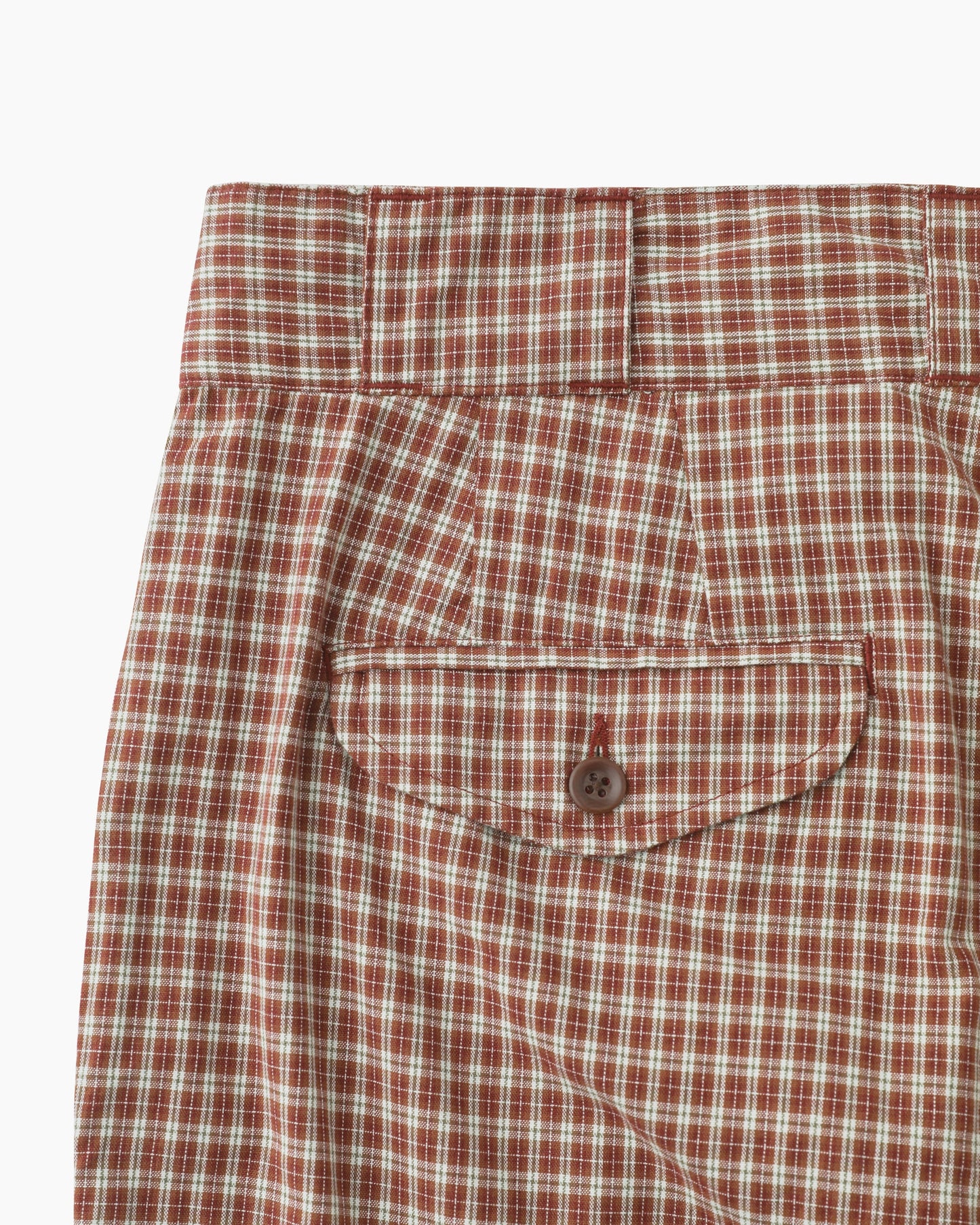 Check Tyler Short Burgundy