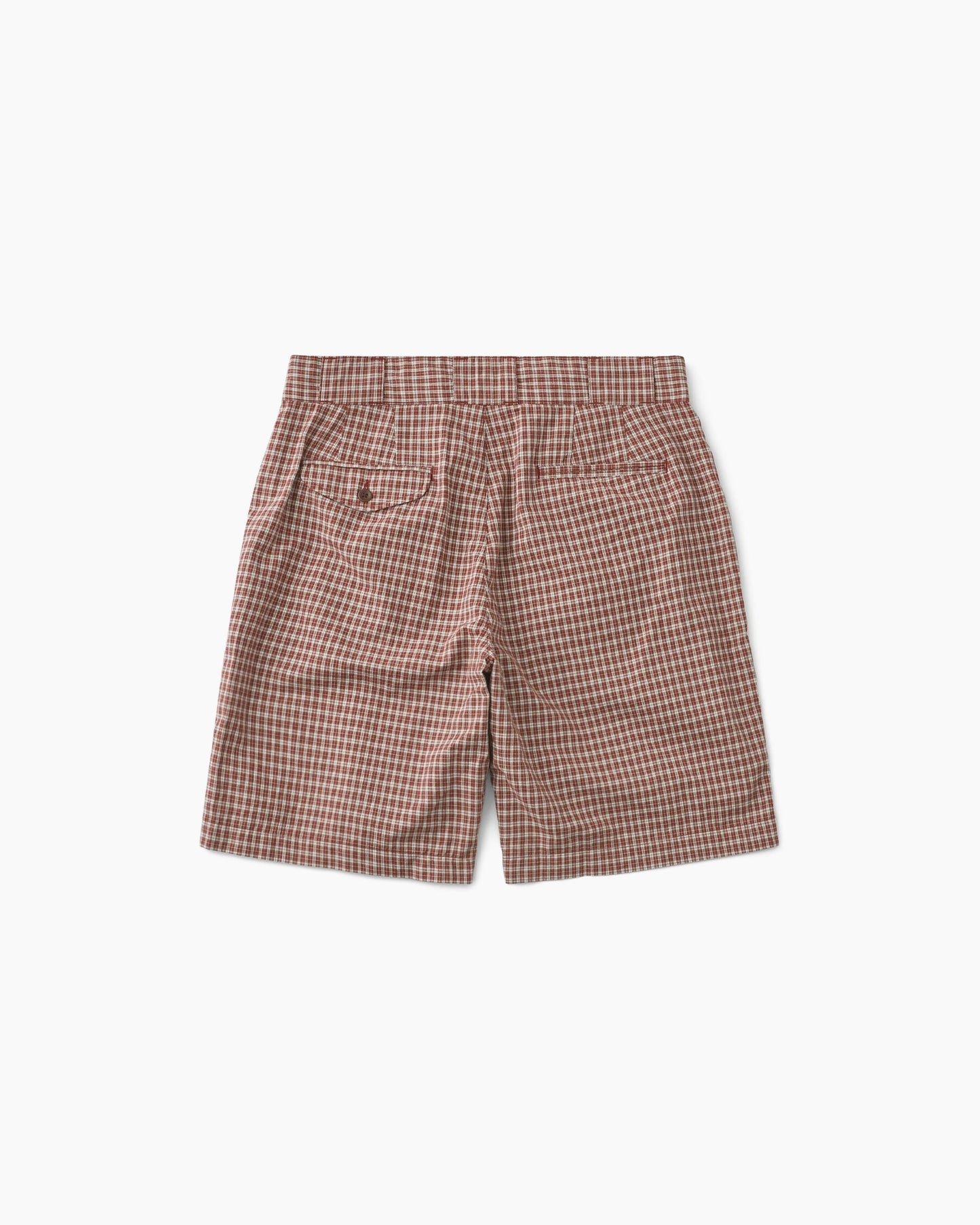 Check Tyler Short Burgundy