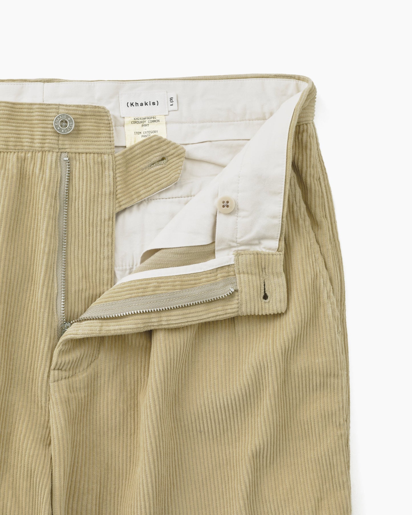 Corduroy Common Pant Light Khaki
