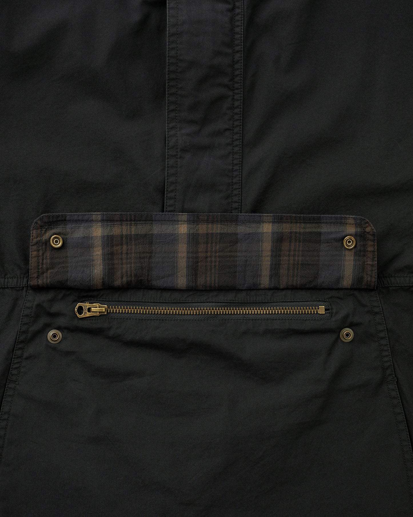 Cotton Smock Anorak Black