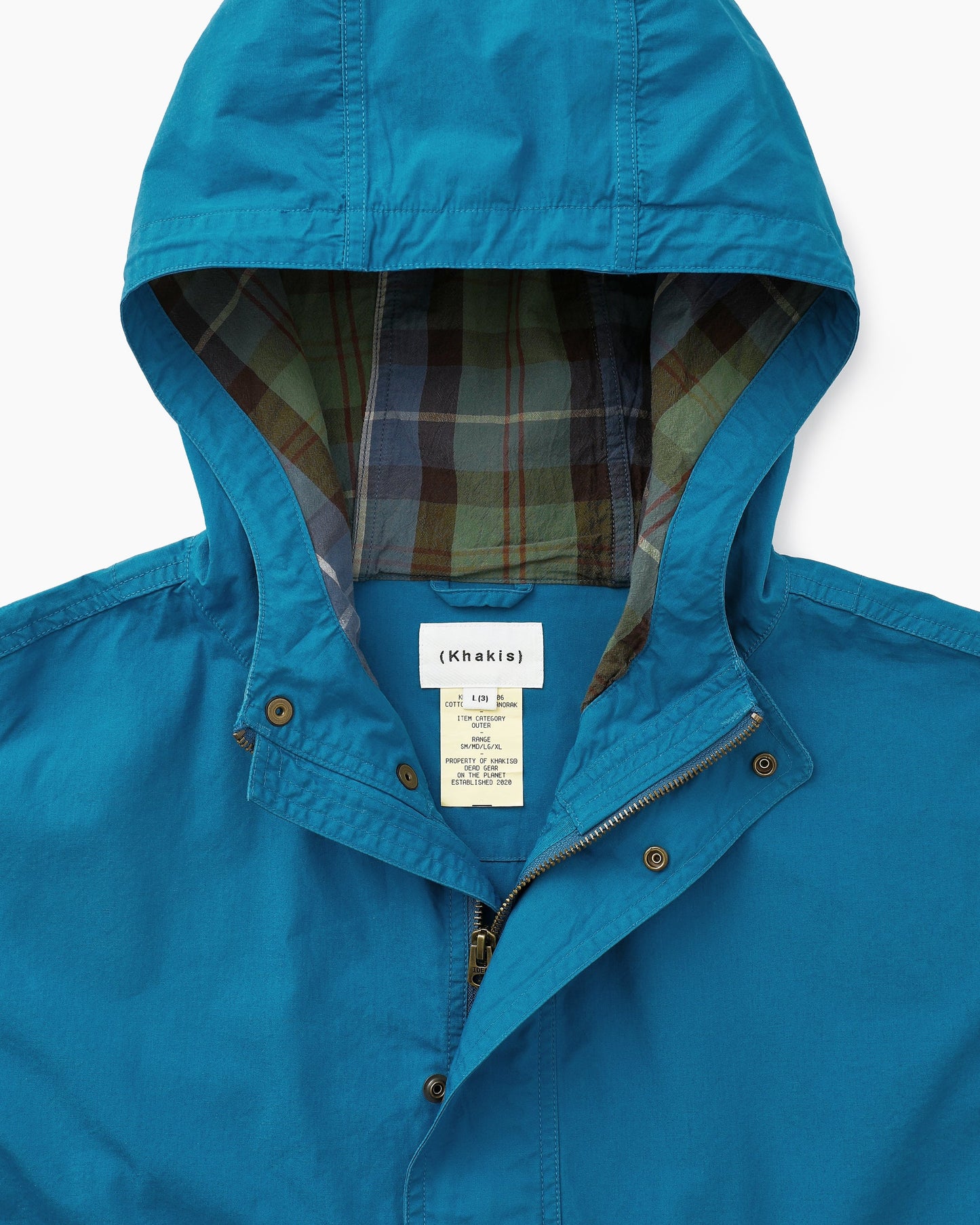 Cotton Smock Anorak Blue