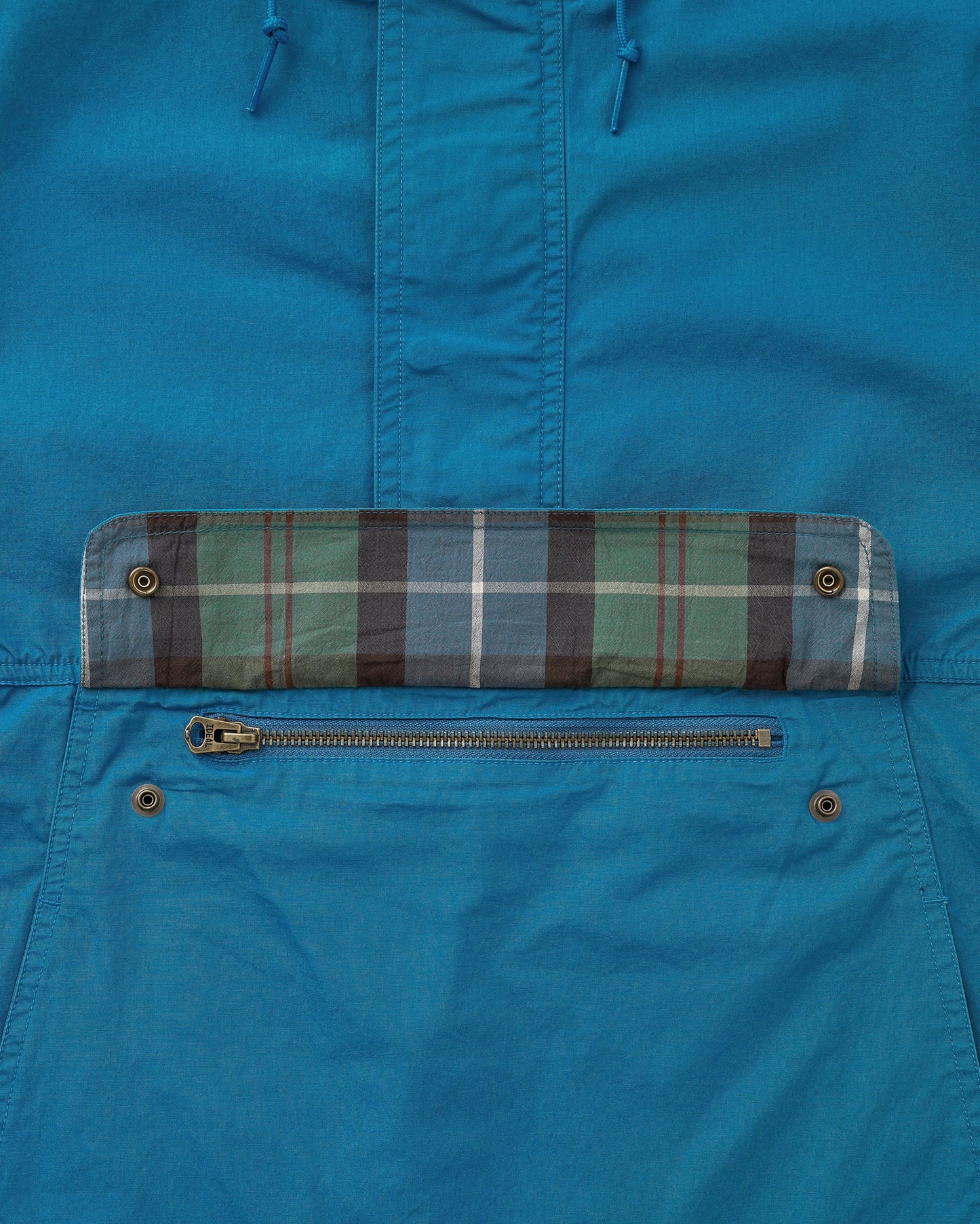 Cotton Smock Anorak Blue