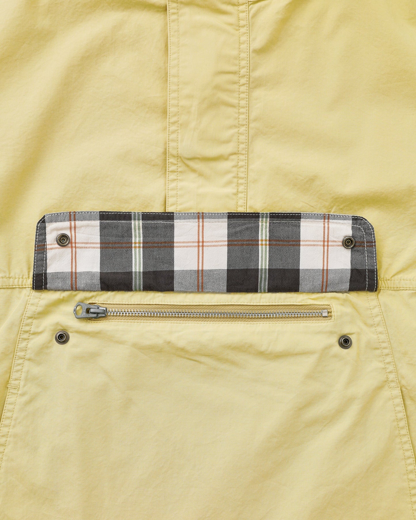 Cotton Smock Anorak Pale Yellow