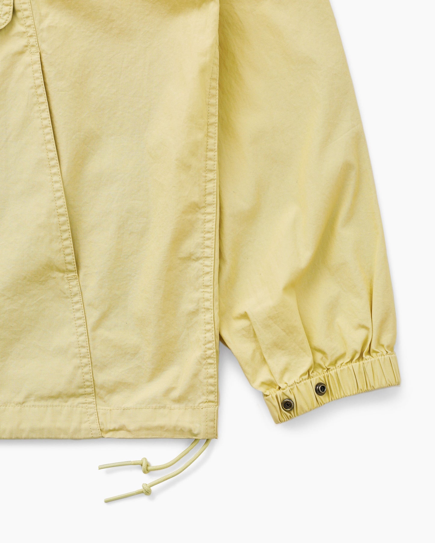 Cotton Smock Anorak Pale Yellow