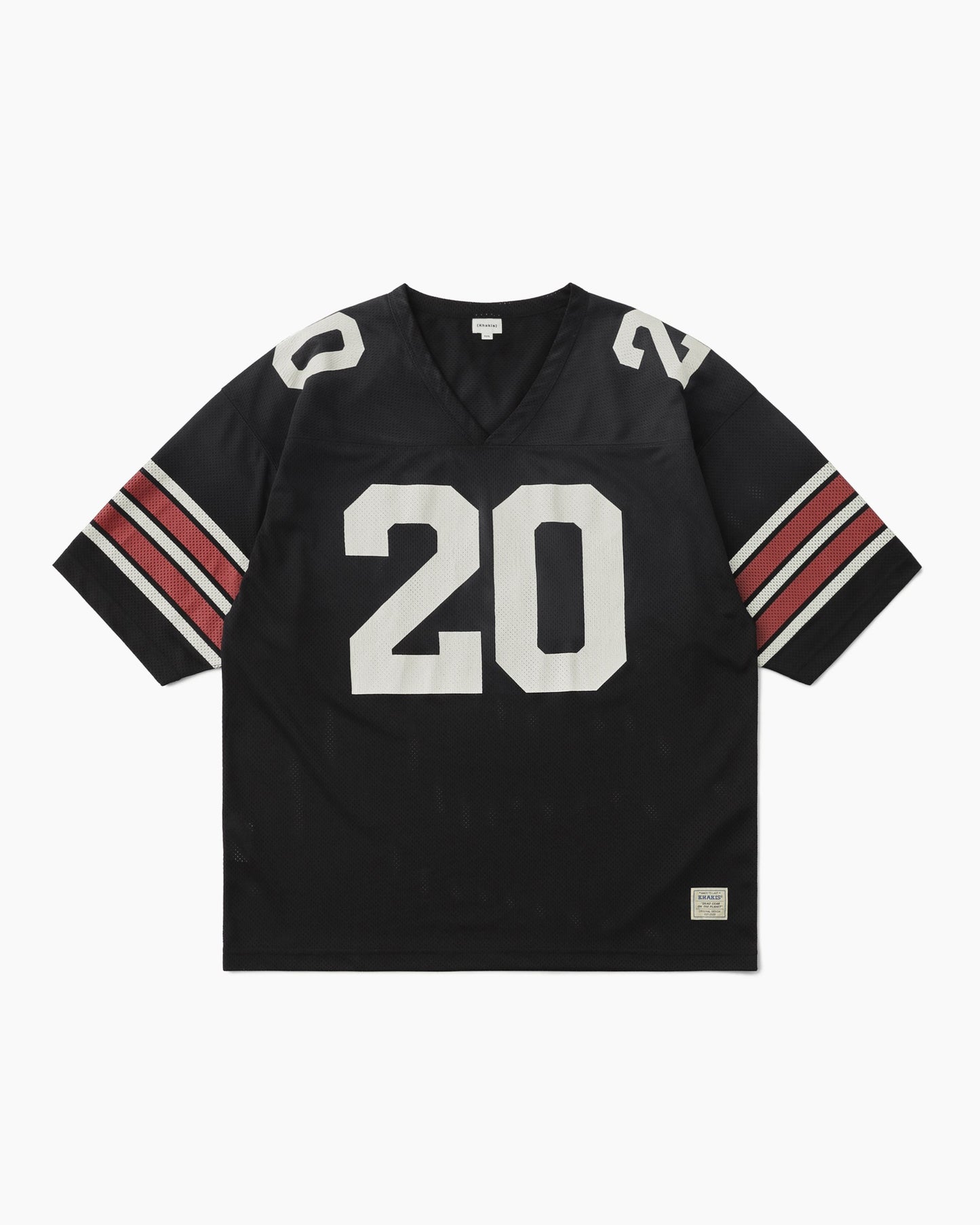 Distressed Team Jersey Black