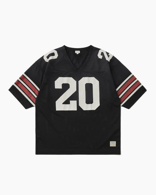 Distressed Team Jersey Black