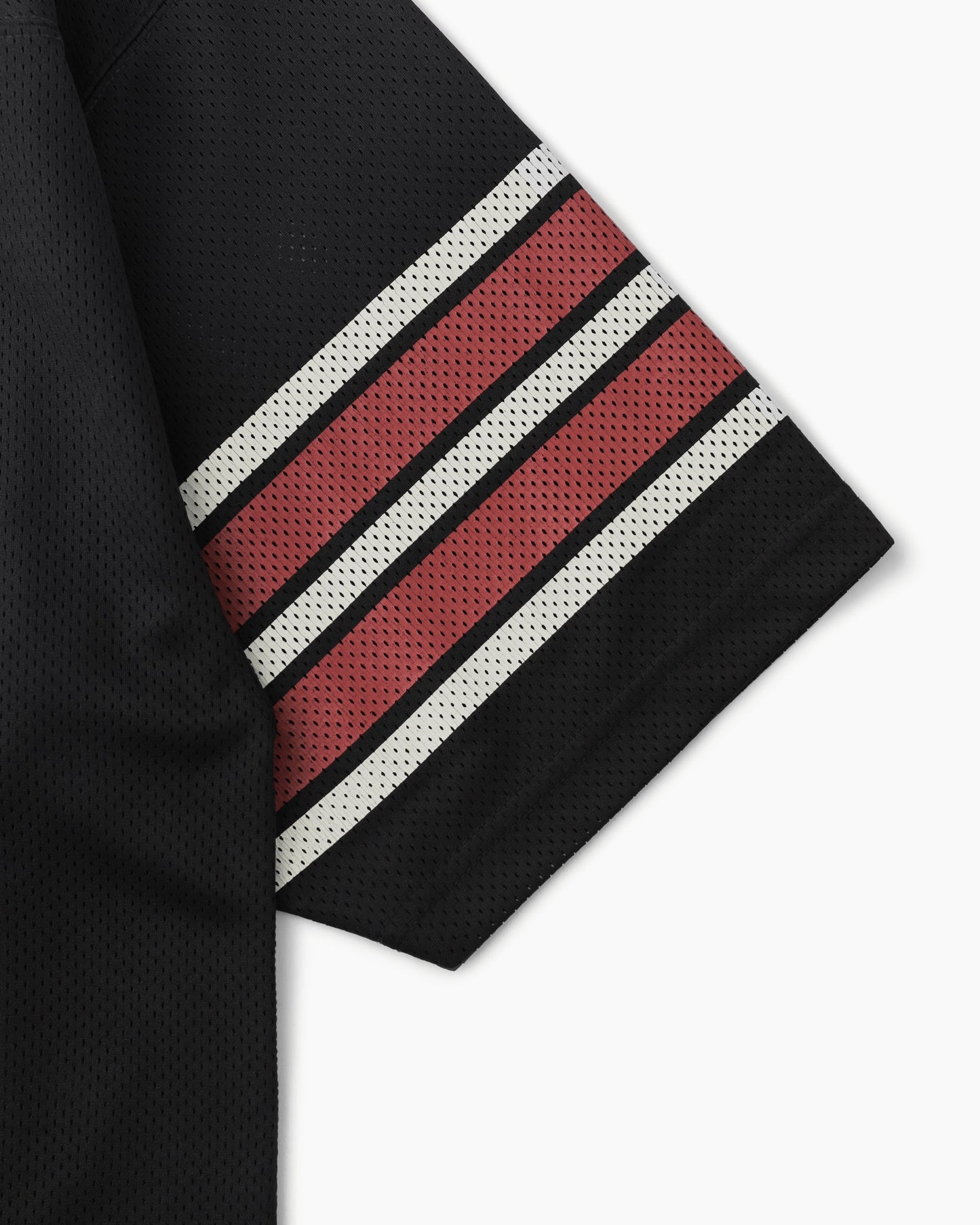 Distressed Team Jersey Black