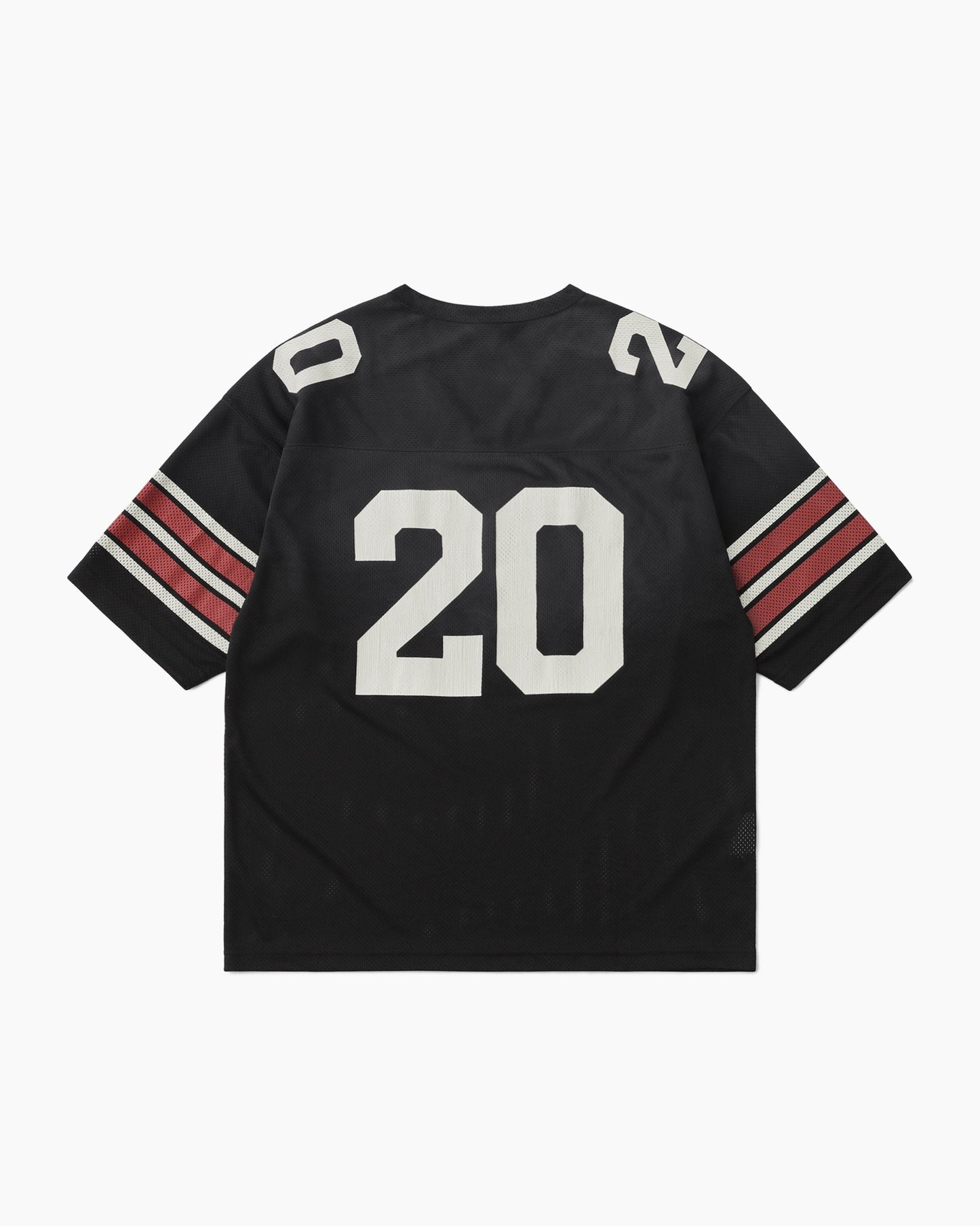 Distressed Team Jersey Black