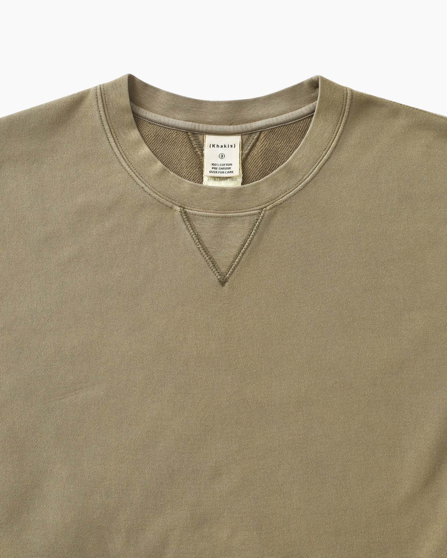 Dyed Stock Crewneck Mud