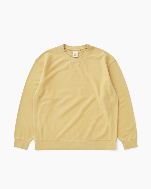Dyed Stock Crewneck Pale Yellow