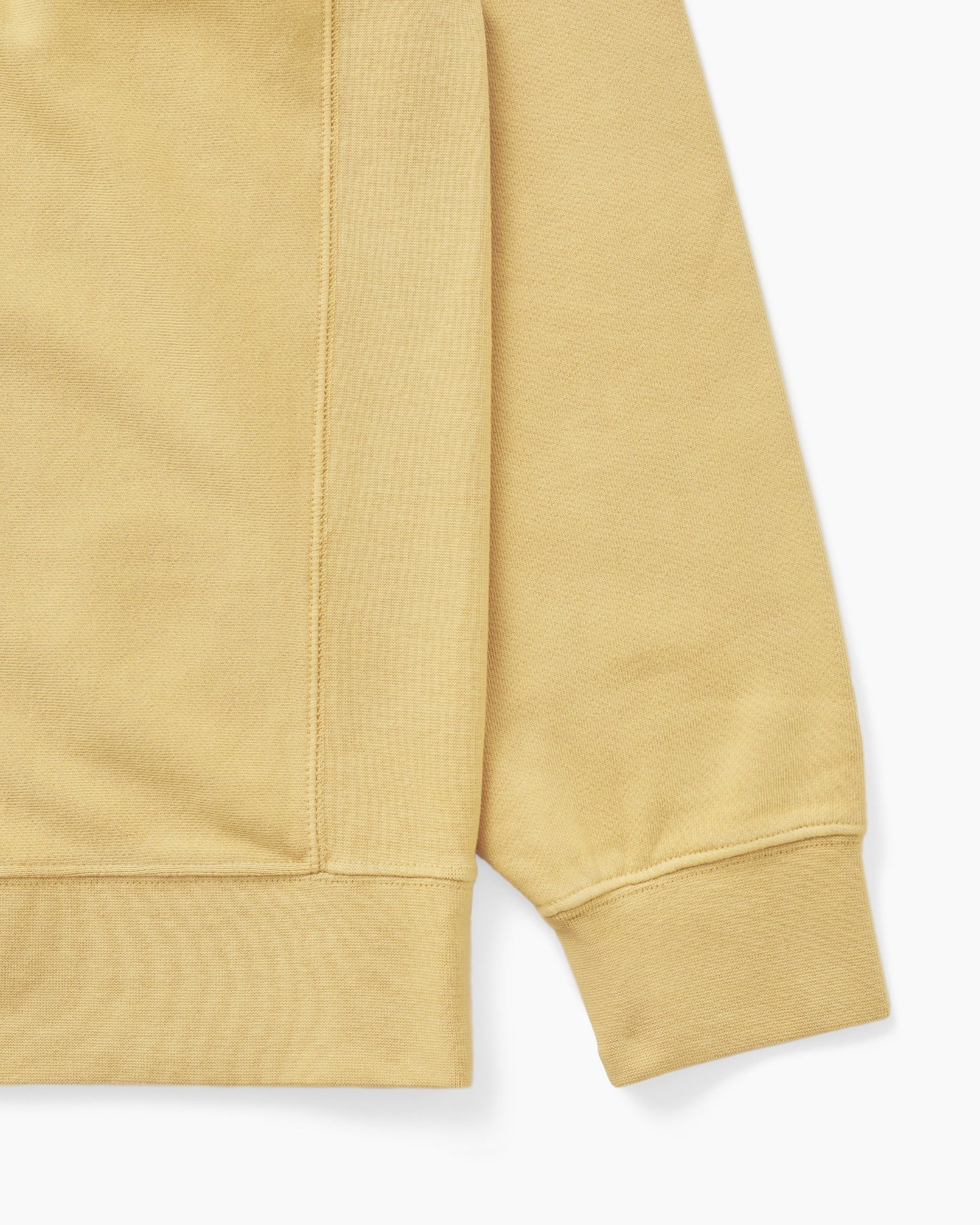 Dyed Stock Crewneck Pale Yellow