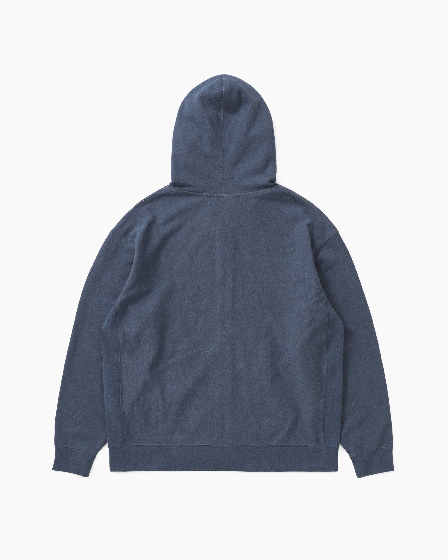 Heather Full Zip Hoodie Blue