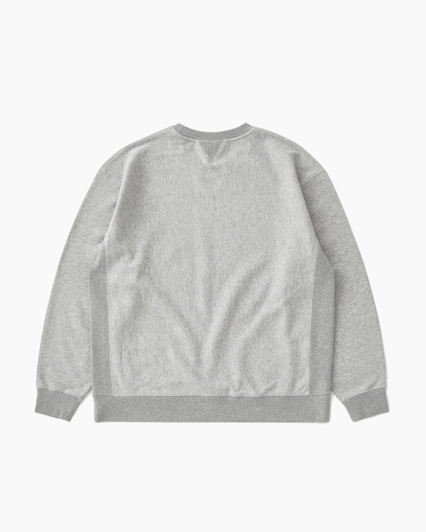 Heather Stock Crewneck Campus Grey