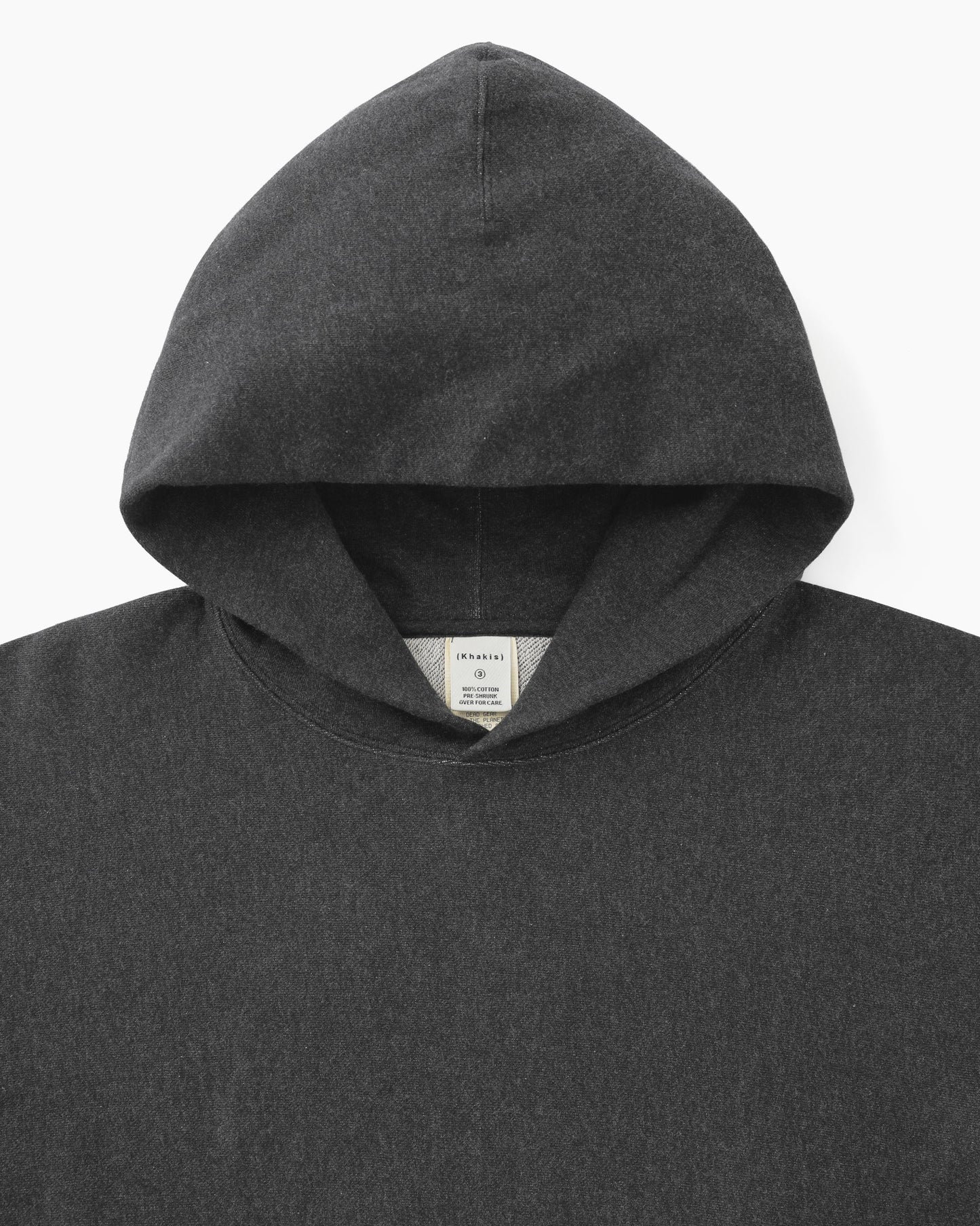 Heather Stock Hoodie Black