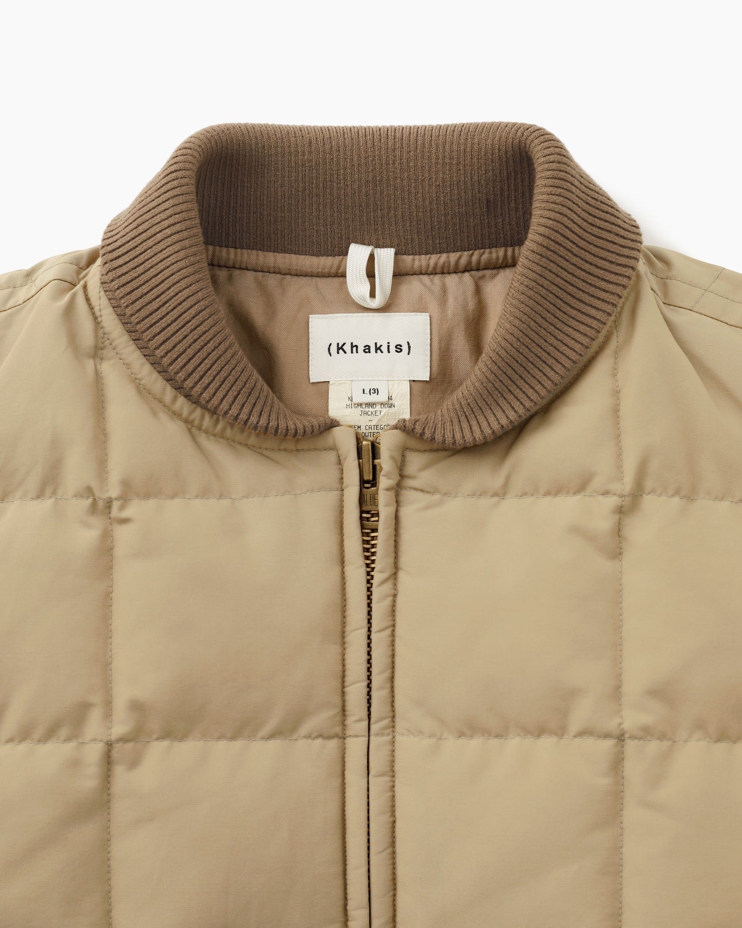 Highland Down Jacket Tan