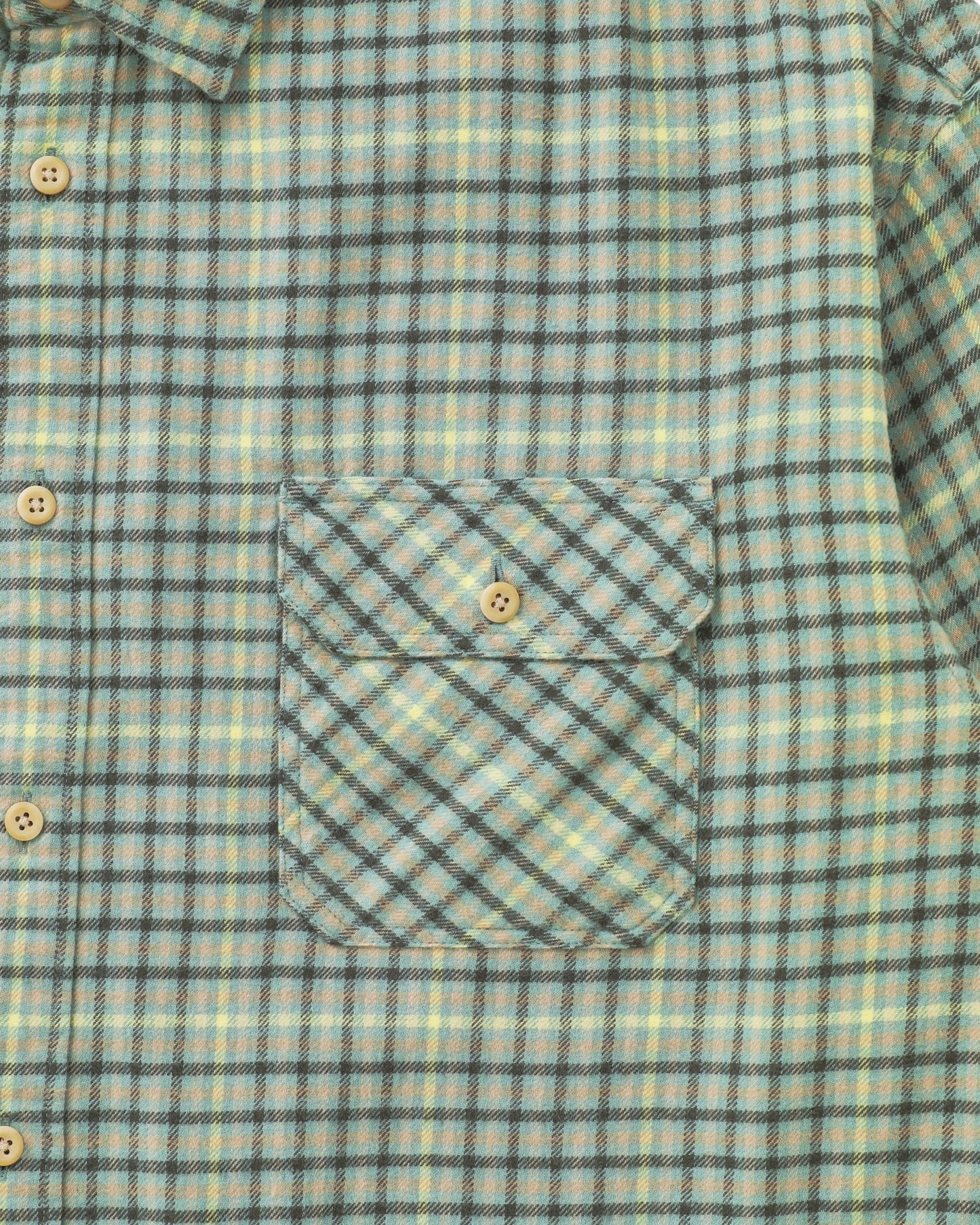 House Check Shirt Green