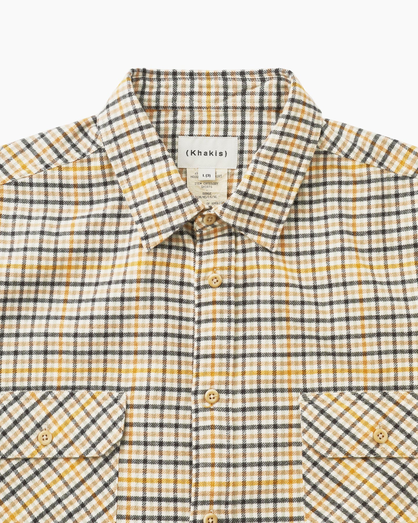 House Check Shirt Ivory