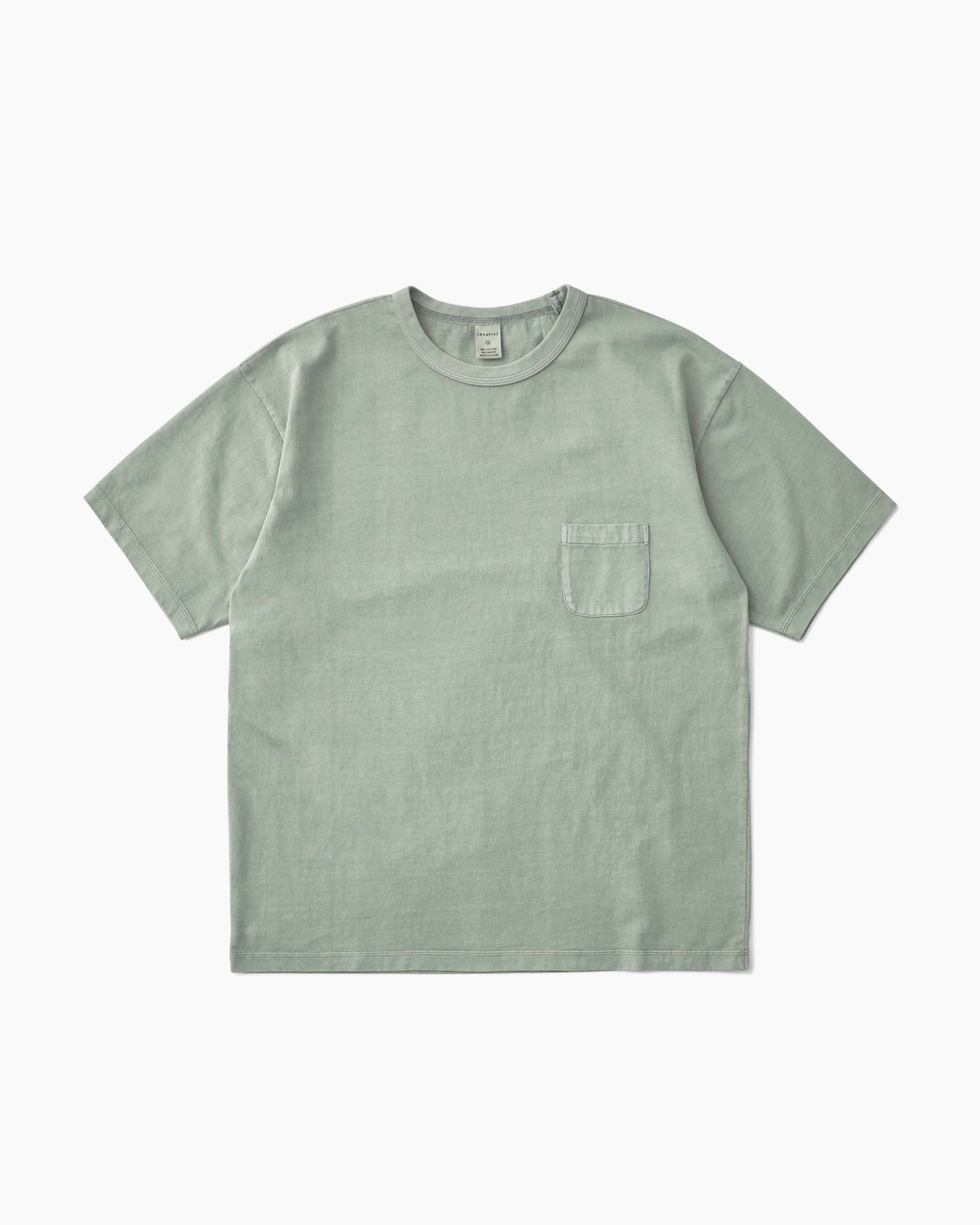 Overdyed Pocket Tee Grey