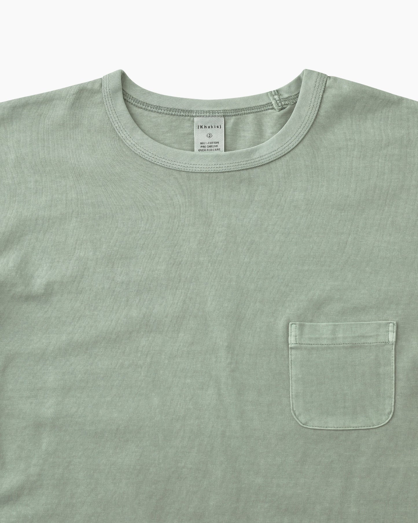 Overdyed Pocket Tee Grey