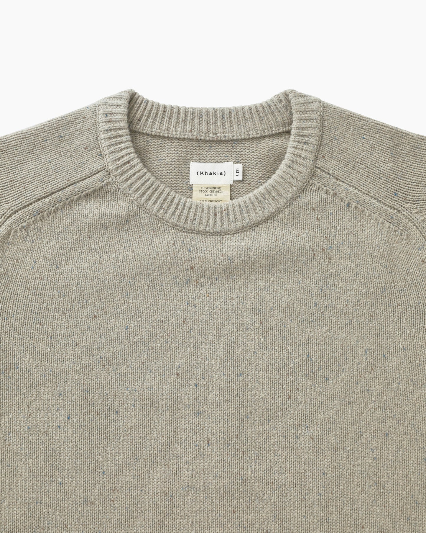 Stock Crewneck Sweater Grey