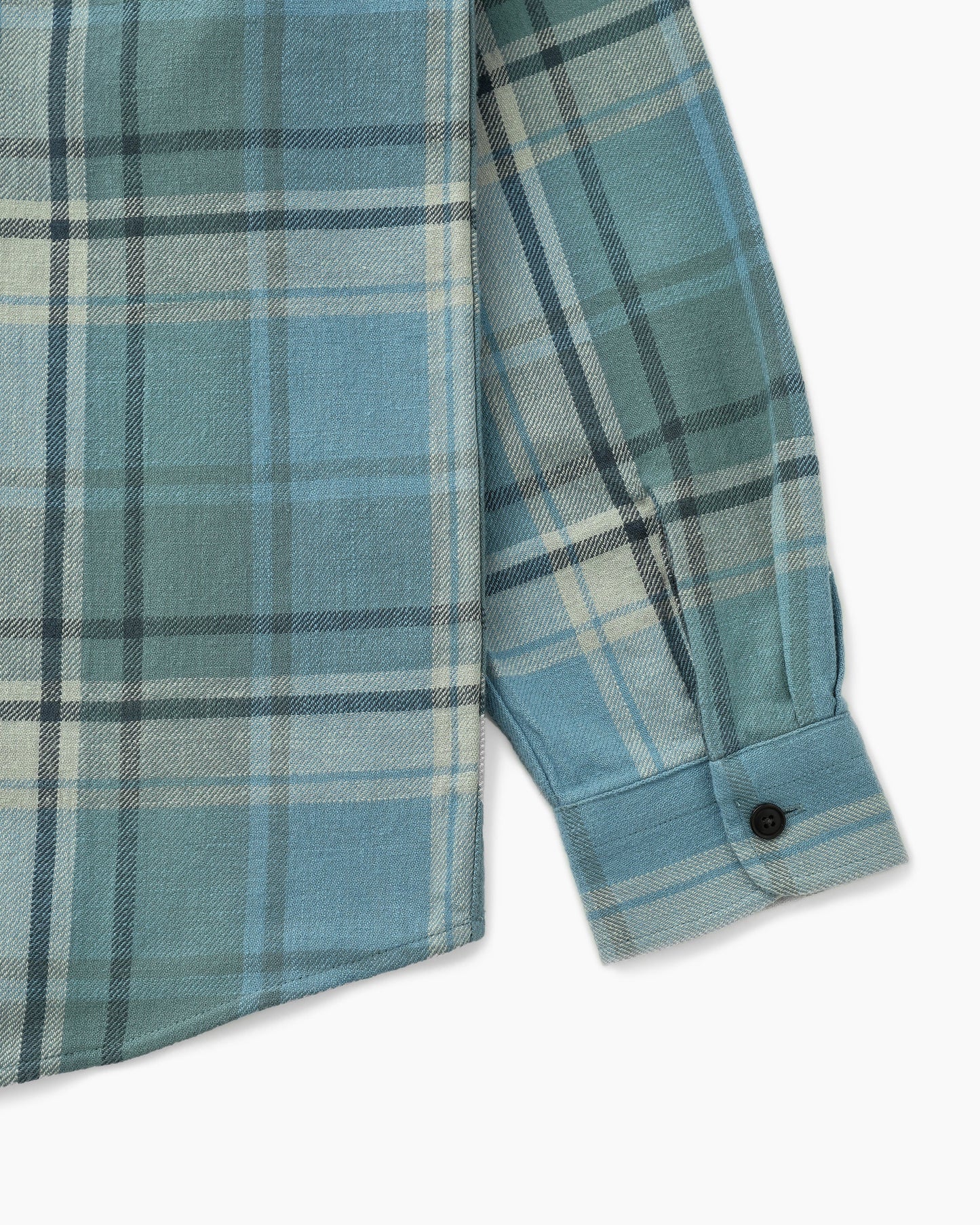 Trucker Plaid Shirt Deep Blue