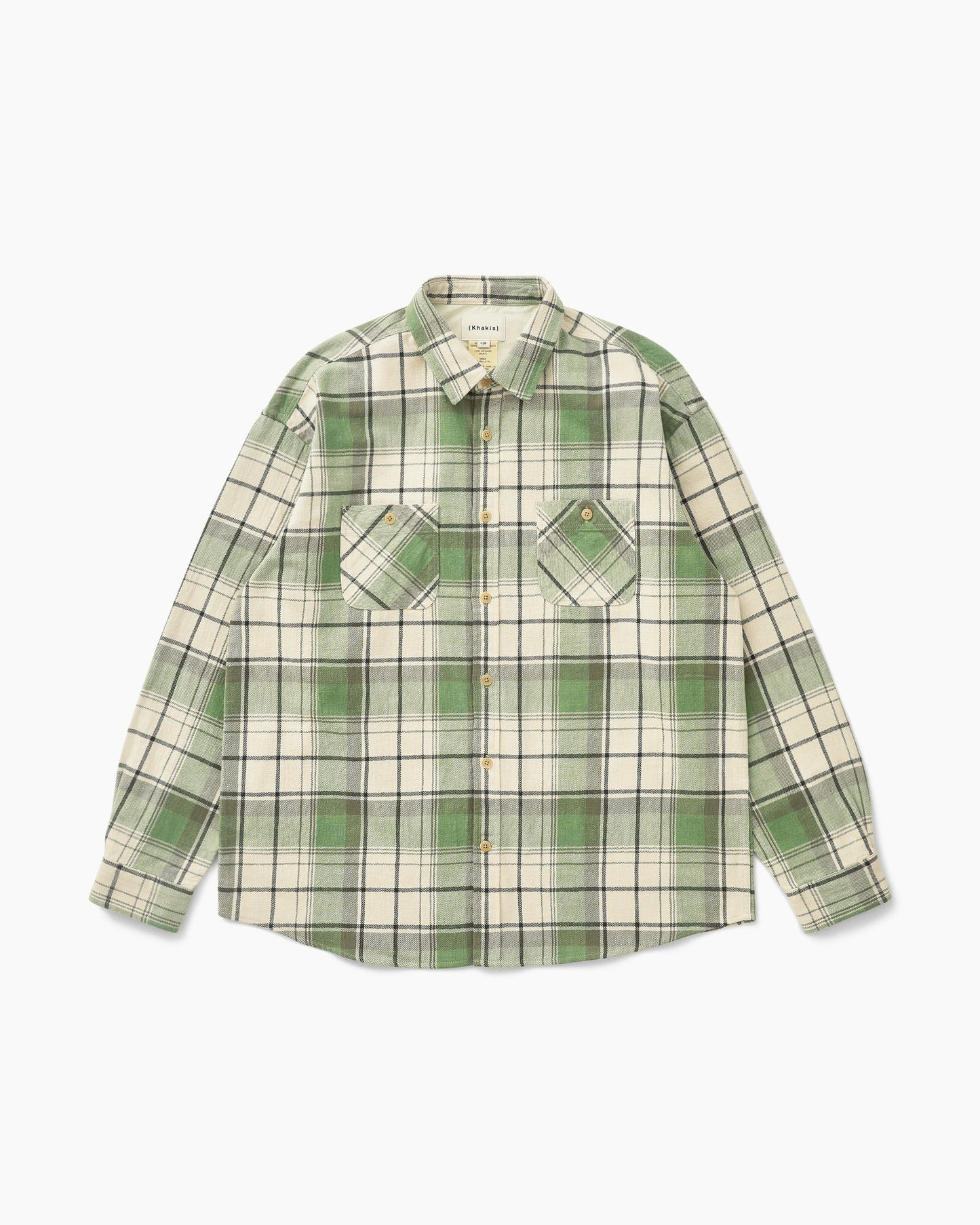 Trucker Plaid Shirt Grass